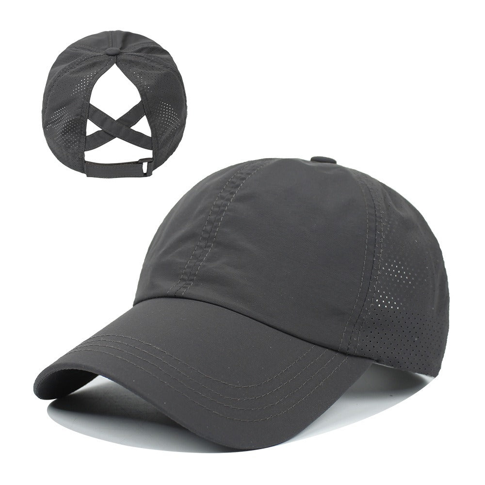 Baseball Cap Women's New Outdoor Sports Horsetail Baseball Cap Breathable Mesh Cap - Onvynix Labs