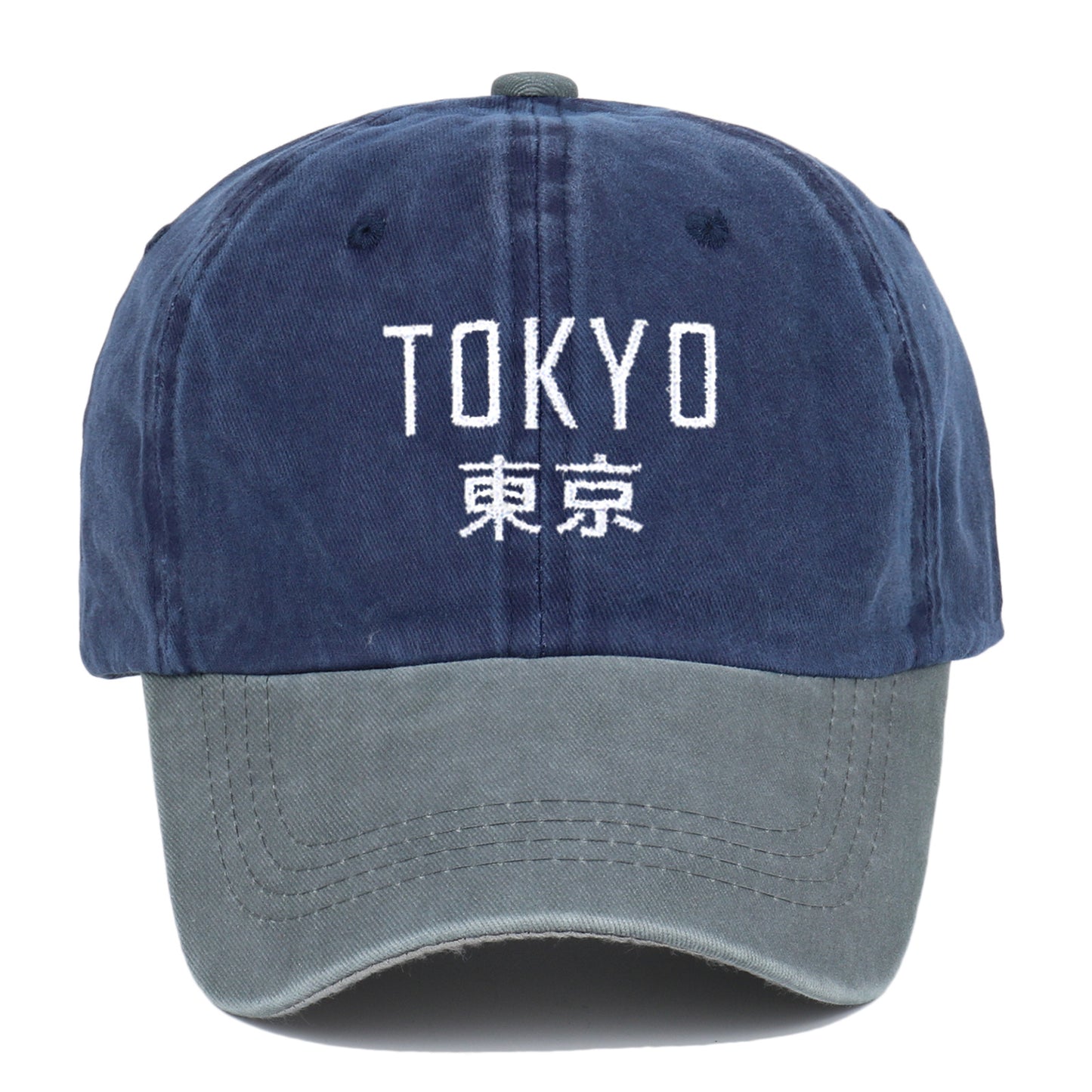 Washed Minimalist Tokyo Letter Baseball Cap Outdoor Sun Protection, Unisex Couple Hat - Onvynix Labs