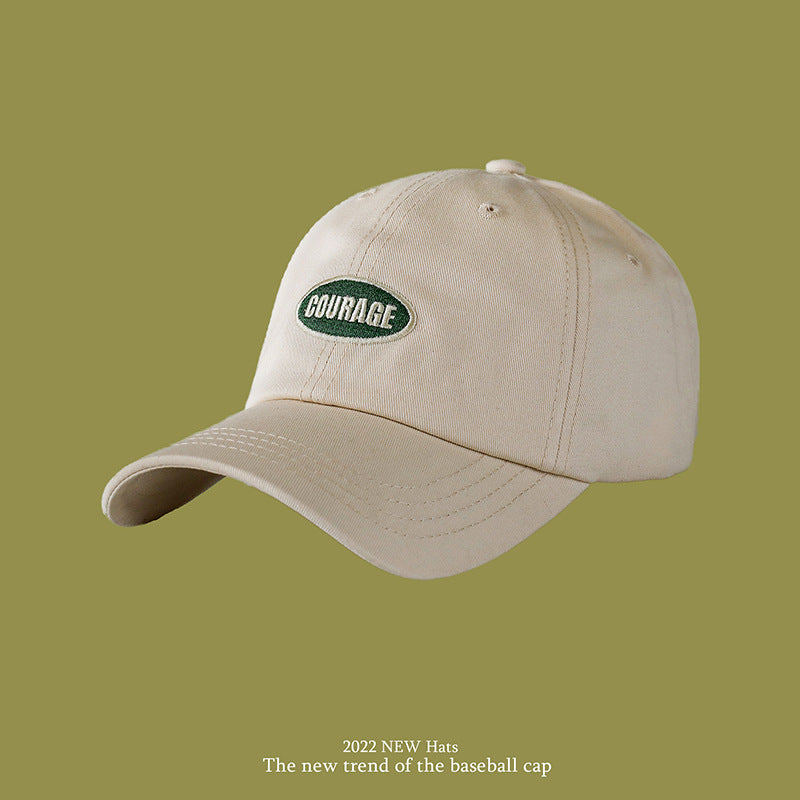 Hat Female Spring And Summer New Baseball Cap Street Cover Face Sunscreen Peaked Solid Color Simple Couple Hat - Onvynix Labs
