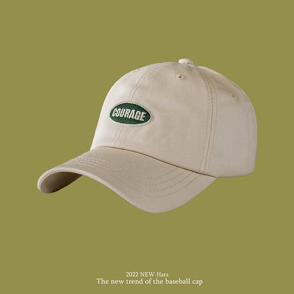 Hat Female Spring And Summer New Baseball Cap Street Cover Face Sunscreen Peaked Solid Color Simple Couple Hat - Onvynix Labs