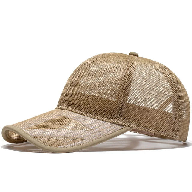 Adult Summer Mesh Sun Cap Lady Outdoors Sport Hat Man Big Size Baseball Caps - Onvynix Labs