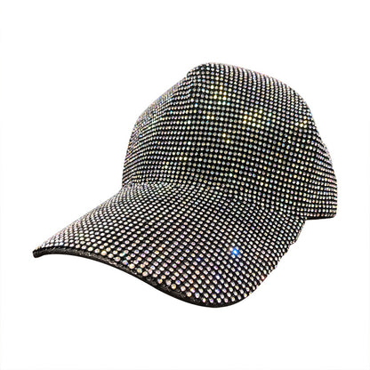 New Full Diamond Baseball Cap Rhinestone Cap Hand-Encrusted Peaked Cap Trend Sunshade Sunscreen Cap - Onvynix Labs