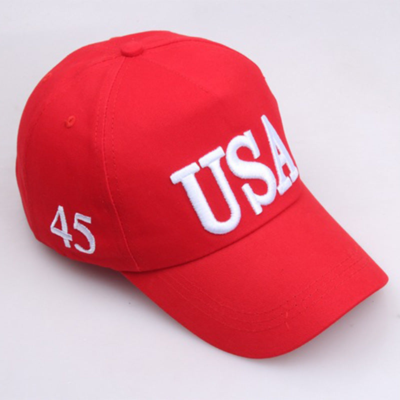 Trump baseball cap Amazon best seller Trump hat US election 3D embroidery USA hat logo embroidery - Onvynix Labs