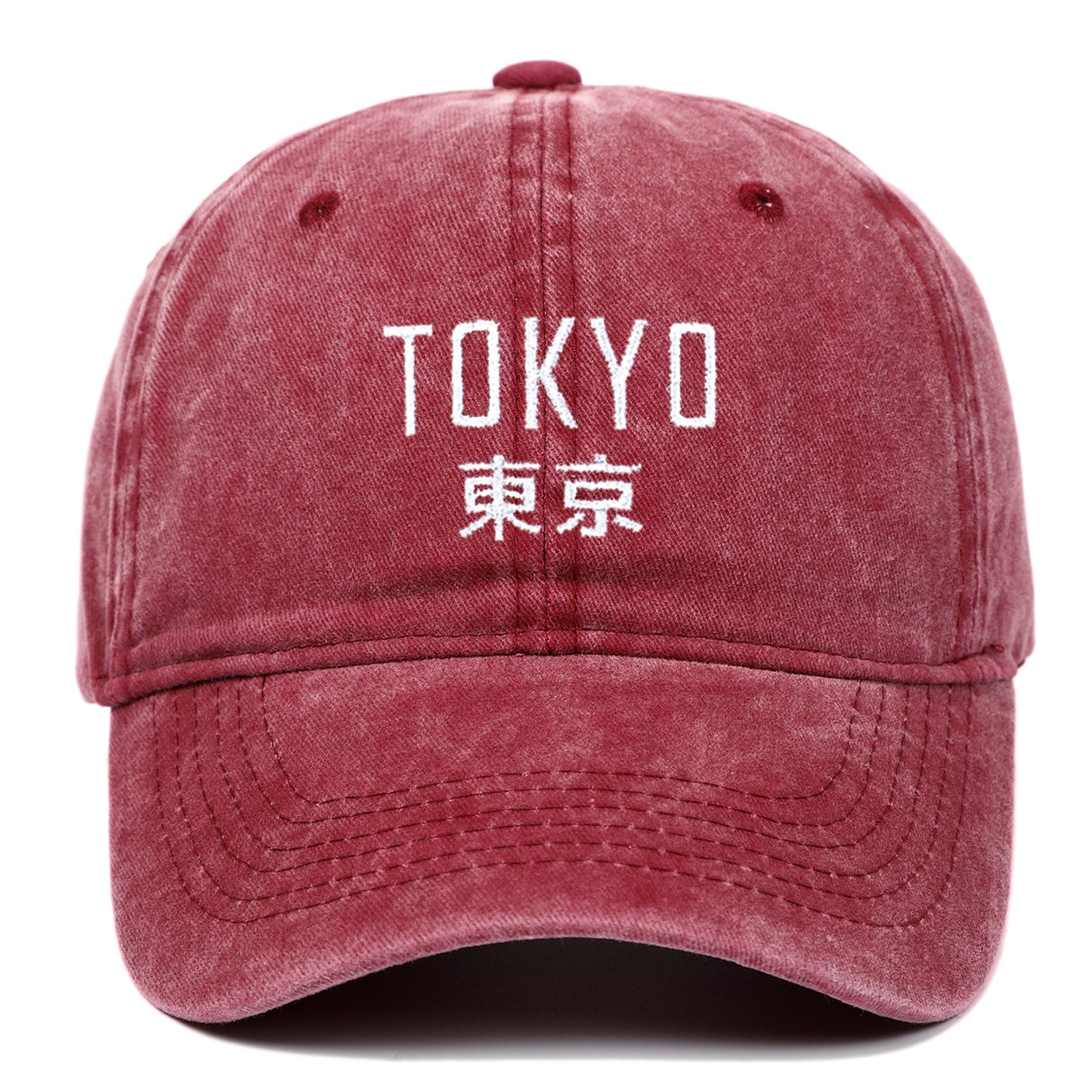 Washed Minimalist Tokyo Letter Baseball Cap Outdoor Sun Protection, Unisex Couple Hat - Onvynix Labs