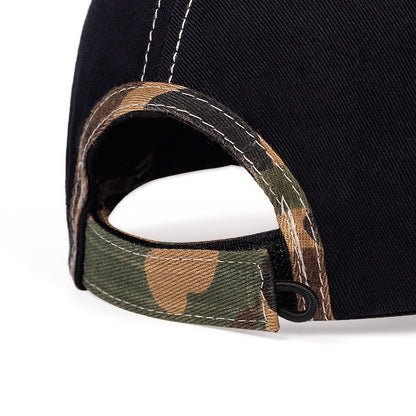 Hot selling fishbone embroidered baseball cap, outdoor sports cap, sunscreen cap, sunshade cap, duck tongue cap, travel cap - Onvynix Labs
