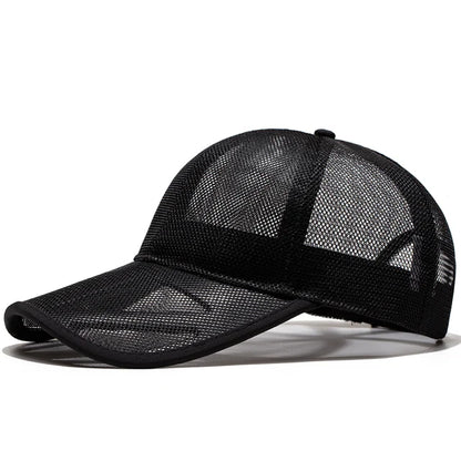 Adult Summer Mesh Sun Cap Lady Outdoors Sport Hat Man Big Size Baseball Caps - Onvynix Labs