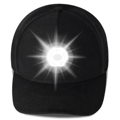 Head mounted lighting sun hat LED light luminous peaked cap removable and washable golf hat - Onvynix Labs