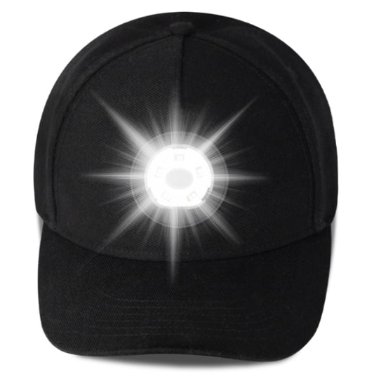 Head mounted lighting sun hat LED light luminous peaked cap removable and washable golf hat - Onvynix Labs