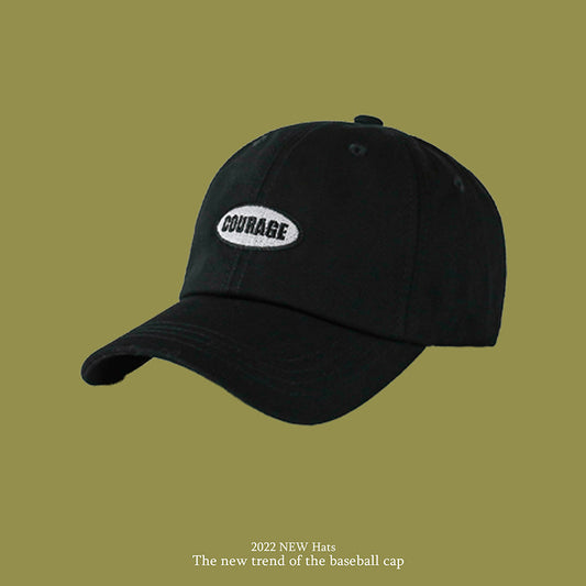 Hat Female Spring And Summer New Baseball Cap Street Cover Face Sunscreen Peaked Solid Color Simple Couple Hat - Onvynix Labs
