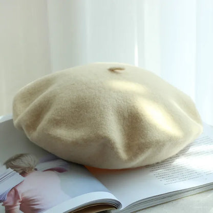 Wool Thick  Berets Artist French Beret Women Painter Hat Girls Female Warm  Walking Cap - Onvynix Labs