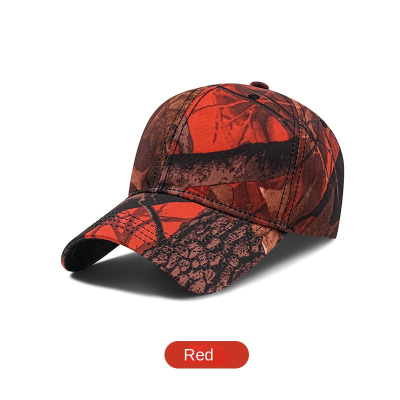 Camouflage Baseball Cap for Men with Large Brim, Outdoor Sun Protection, Adjustable Hat - Onvynix Labs