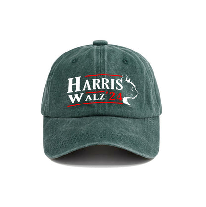Washed cotton patterned hat used dad hat men's baseball cap soft top sun hat - Onvynix Labs