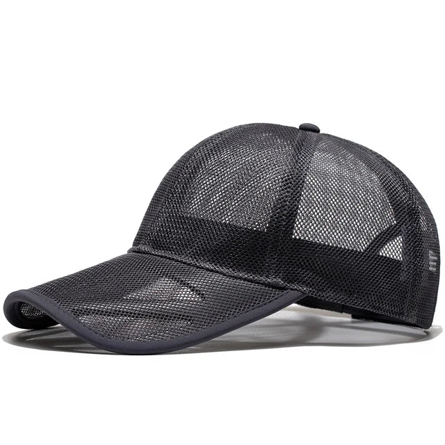Adult Summer Mesh Sun Cap Lady Outdoors Sport Hat Man Big Size Baseball Caps - Onvynix Labs