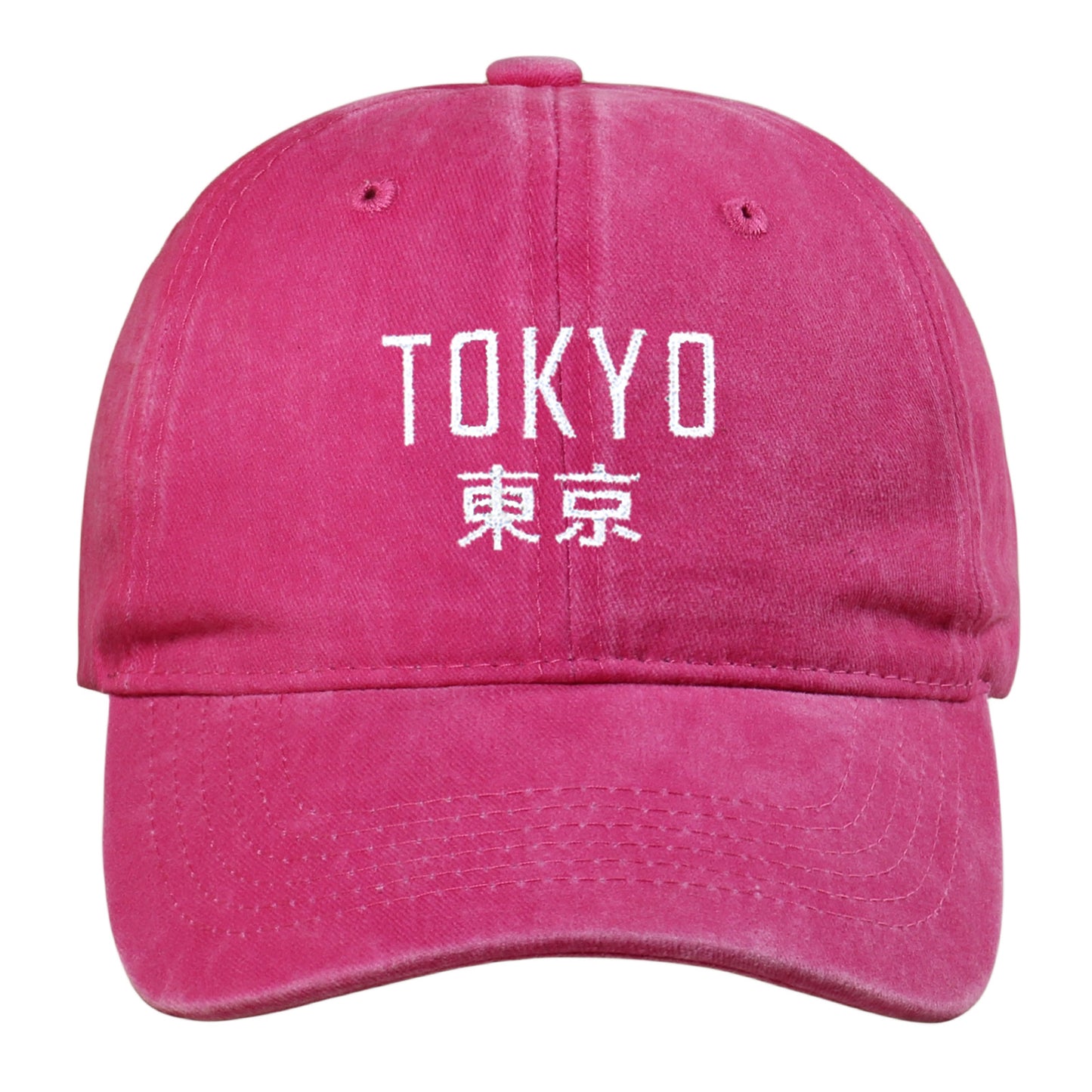 Washed Minimalist Tokyo Letter Baseball Cap Outdoor Sun Protection, Unisex Couple Hat - Onvynix Labs