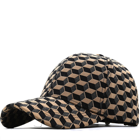 New Summer Women Stylish Caps Luxury Brand Baseball Cap For Men 3D British Plaid Elastic Dad Hat Casquette Femmes - Onvynix Labs
