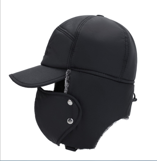 DAIWA Fishing Winter Thermal Bomber Hats Men Women Fashion Ear Protection Face Windproof Ski Cap Velvet Thicken Couple Hat - Onvynix Labs