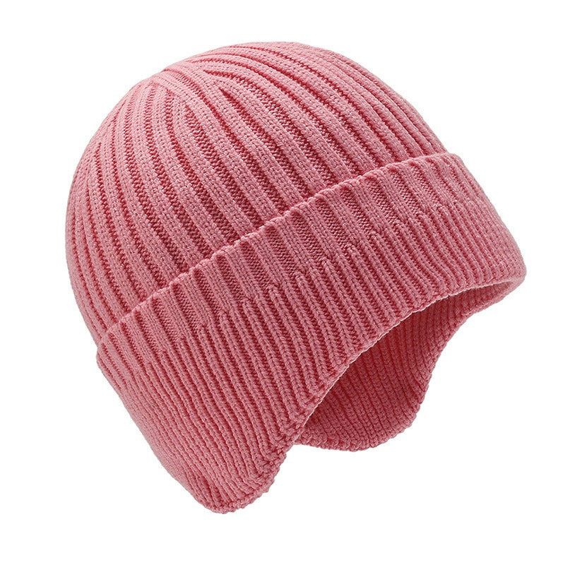 Hats Men's Autumn and Winter Woolen Hats Plush Thickened Knit Hats Korean Fashion Earmuffs Headcap Cold proof Warm Cap - Onvynix Labs