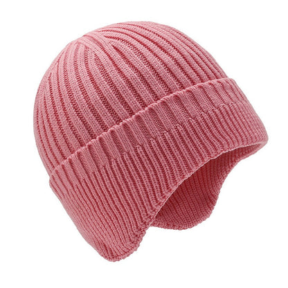 Hats Men's Autumn and Winter Woolen Hats Plush Thickened Knit Hats Korean Fashion Earmuffs Headcap Cold proof Warm Cap - Onvynix Labs