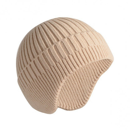 Hats Men's Autumn and Winter Woolen Hats Plush Thickened Knit Hats Korean Fashion Earmuffs Headcap Cold proof Warm Cap - Onvynix Labs