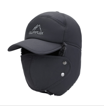 DAIWA Fishing Winter Thermal Bomber Hats Men Women Fashion Ear Protection Face Windproof Ski Cap Velvet Thicken Couple Hat - Onvynix Labs