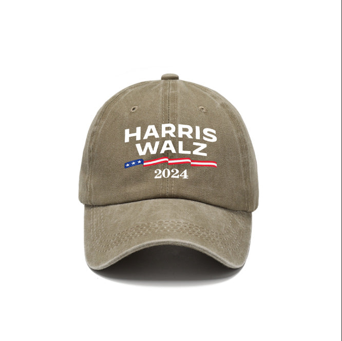 Washed cotton patterned hat used dad hat men's baseball cap soft top sun hat - Onvynix Labs