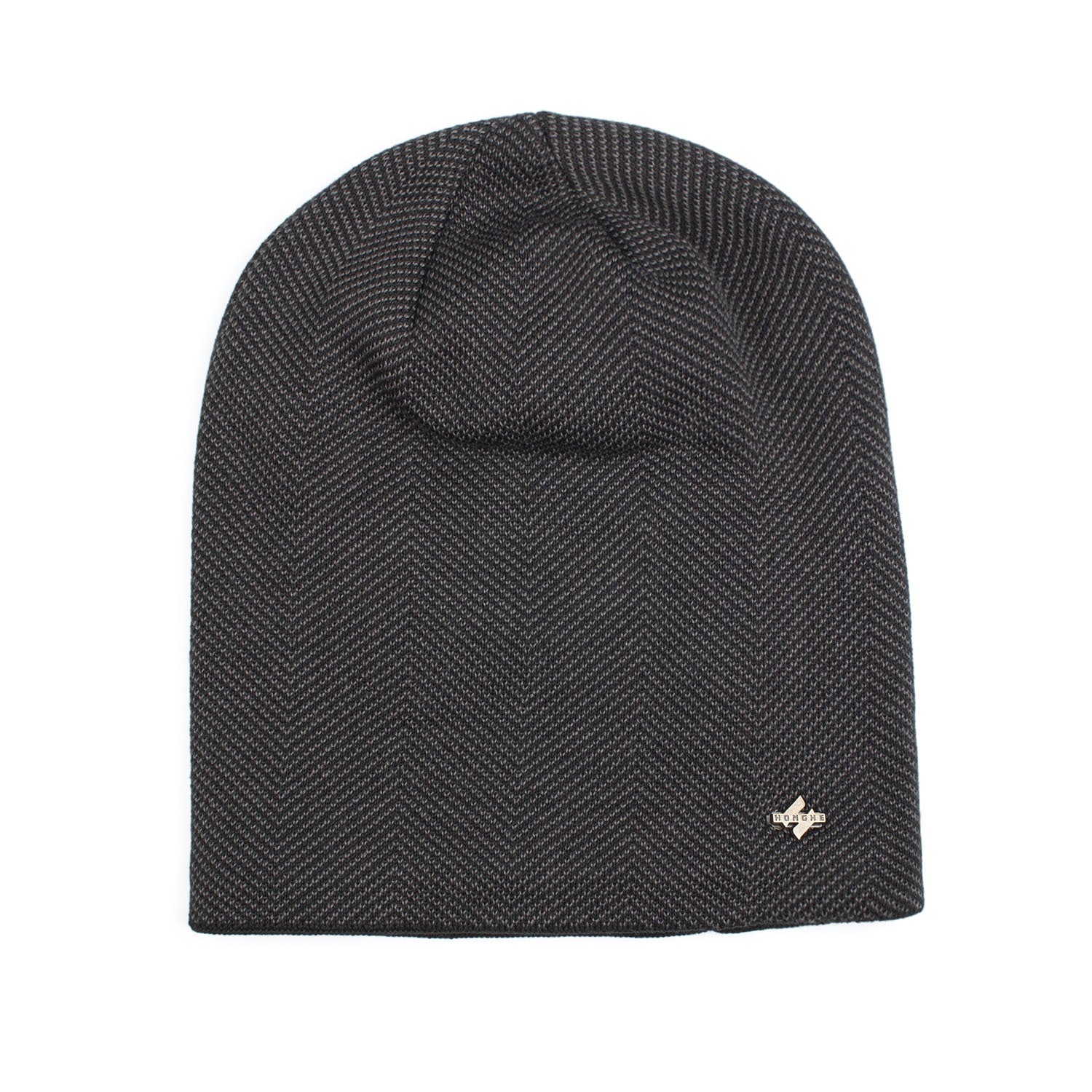 Velvet H-iron label pullover cap knitted yarn cap - Onvynix Labs