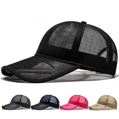 Adult Summer Mesh Sun Cap Lady Outdoors Sport Hat Man Big Size Baseball Caps - Onvynix Labs