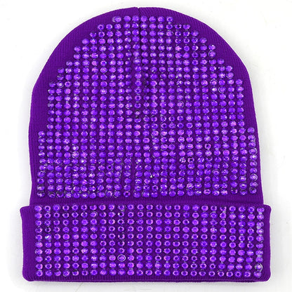 Autumn And Winter Punk Drill Warm And Versatile Acrylic Knitted Drill Cap For Men And Women - Onvynix Labs