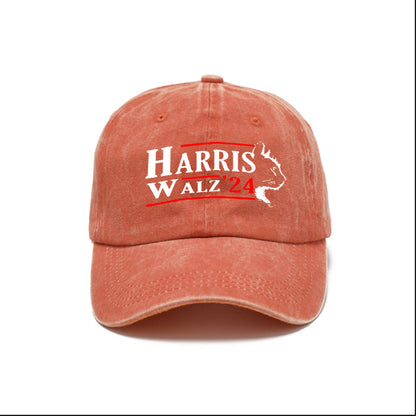 Washed cotton patterned hat used dad hat men's baseball cap soft top sun hat - Onvynix Labs
