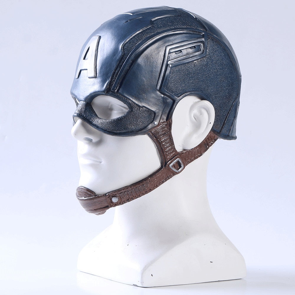Captain America Cap Latex Simulation Cos Mask - Onvynix Labs