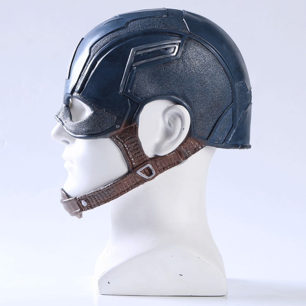 Captain America Cap Latex Simulation Cos Mask - Onvynix Labs
