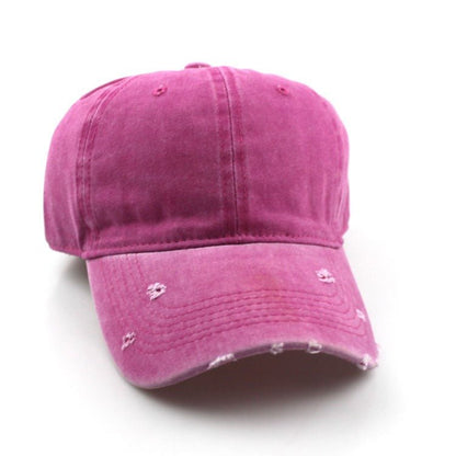 Autumn and winter distressed personalized soft-top cap Harajuku retro hat - Onvynix Labs