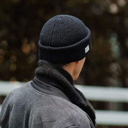 Autumn And Winter Pile Of Hat Male Windproof Ear Protection Show Face Small Anti-Cold Warm Knitted Cap Mask Dual-Use Woolen Cold Cap - Onvynix Labs