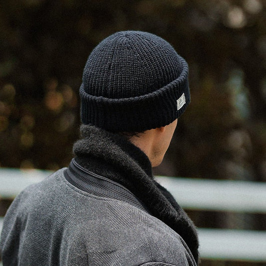 Autumn And Winter Pile Of Hat Male Windproof Ear Protection Show Face Small Anti-Cold Warm Knitted Cap Mask Dual-Use Woolen Cold Cap - Onvynix Labs