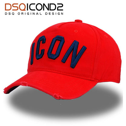 Casquette Hats Solid Pattern Hats Letters ICON Casquette Dad Hip Hop Baseball Cap Snapback Cap - Onvynix Labs