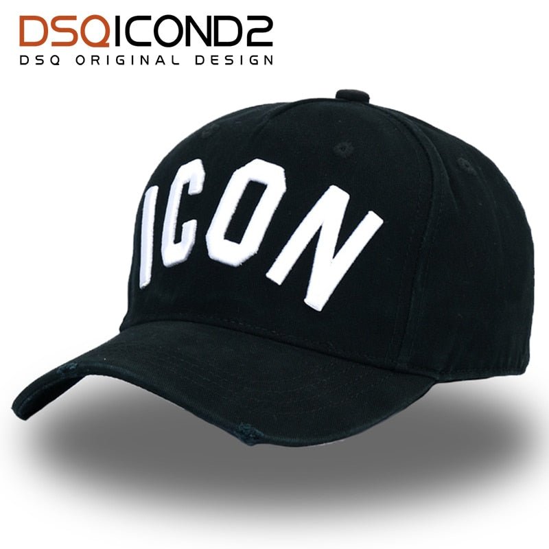 Casquette Hats Solid Pattern Hats Letters ICON Casquette Dad Hip Hop Baseball Cap Snapback Cap - Onvynix Labs