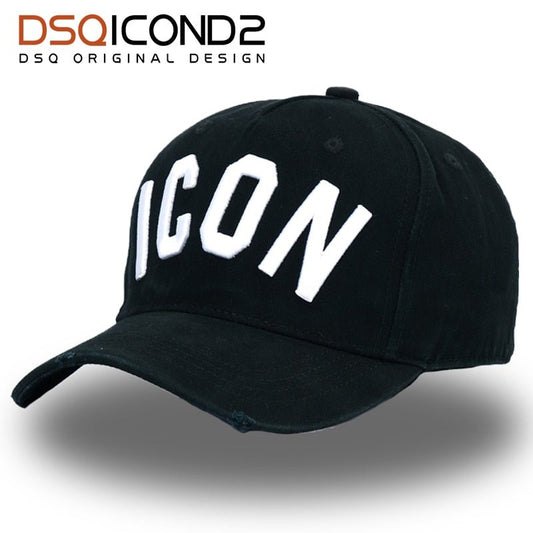 Casquette Hats Solid Pattern Hats Letters ICON Casquette Dad Hip Hop Baseball Cap Snapback Cap - Onvynix Labs