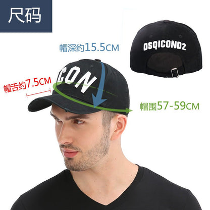 Casquette Hats Solid Pattern Hats Letters ICON Casquette Dad Hip Hop Baseball Cap Snapback Cap - Onvynix Labs