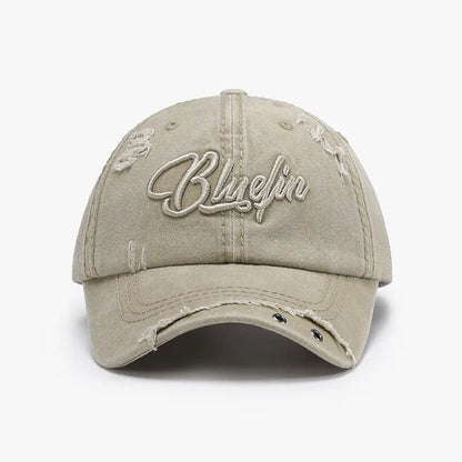 Embroidered Letter Cotton Baseball Cap - Onvynix Labs
