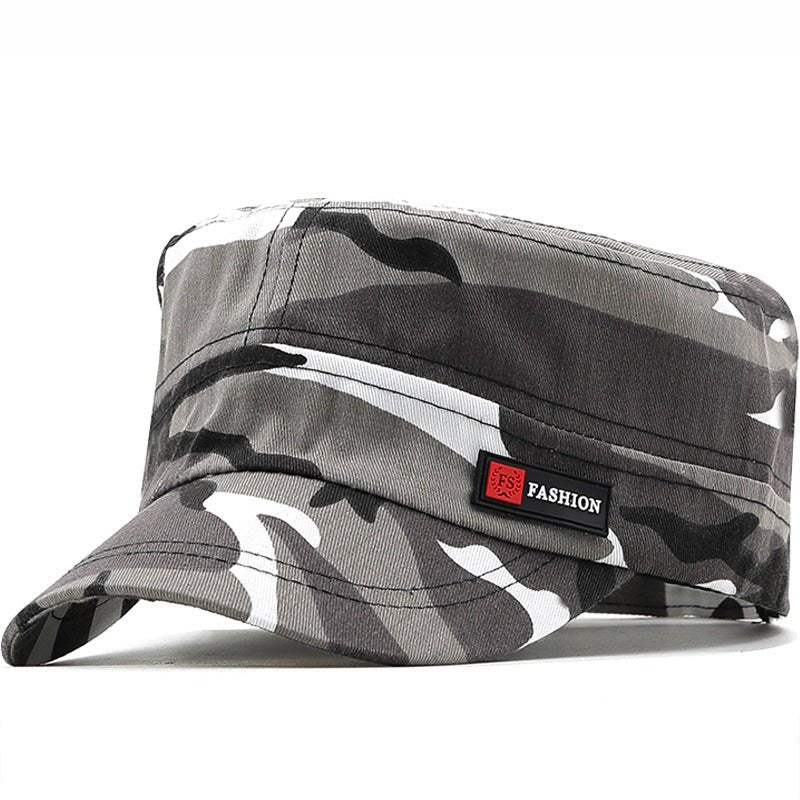 FS Flat Cap Men's Military Cap Spring And Summer Camouflage Cap Travel And Leisure Sun Hat Outdoor Mountaineering Hat - Onvynix Labs