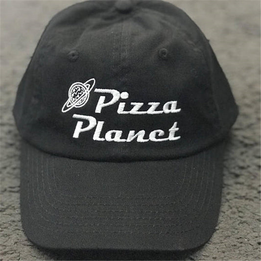Pizza Planet Hat Baseball Cap For Women and Man Dad Hat Summer Sun Pizza Cotton Snapback Embroidery Sport Cap - Onvynix Labs