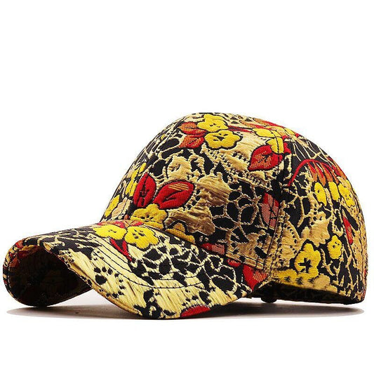 Simple Women's Baseball Cap Painting Embroidery Flower Girl Snapback Hats Jeans Woman Female Cap Summer fishing Sun Hat - Onvynix Labs