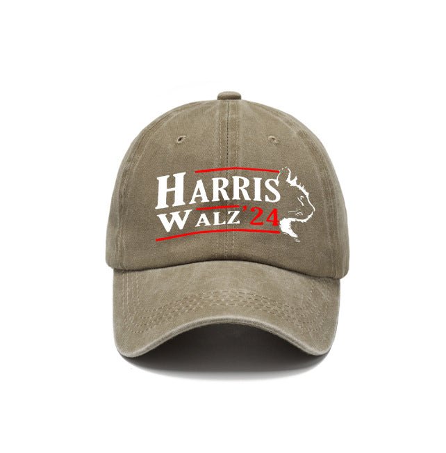 Washed cotton patterned hat used dad hat men's baseball cap soft top sun hat - Onvynix Labs