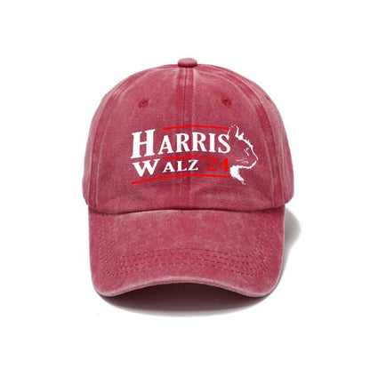 Washed cotton patterned hat used dad hat men's baseball cap soft top sun hat - Onvynix Labs