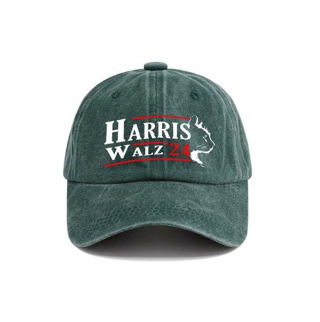 Washed cotton patterned hat used dad hat men's baseball cap soft top sun hat - Onvynix Labs