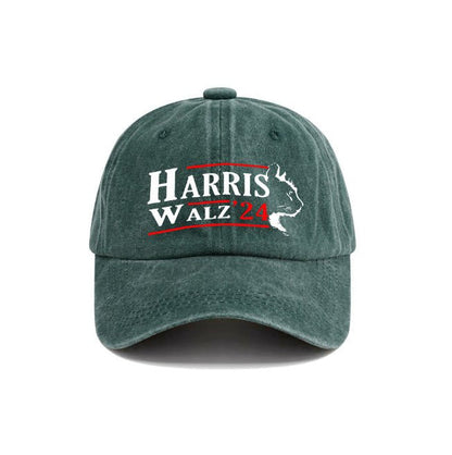 Washed cotton patterned hat used dad hat men's baseball cap soft top sun hat - Onvynix Labs