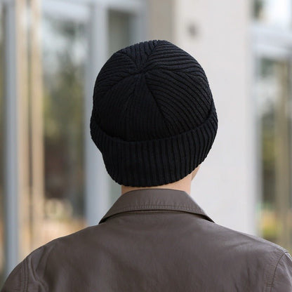 Winter Warm Thickened Knitted Cap Men And Women New Outdoor Cold Woolen Cap Ear Protection Cycling Anti-Cold Cap - Onvynix Labs
