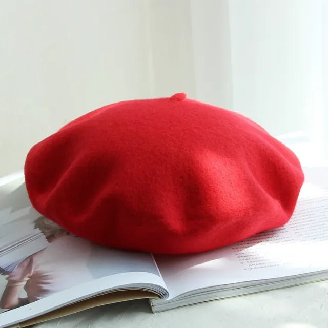 Wool Thick Berets Artist French Beret Women Painter Hat Girls Female Warm Walking Cap - Onvynix Labs