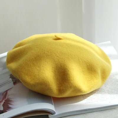 Wool Thick Berets Artist French Beret Women Painter Hat Girls Female Warm Walking Cap - Onvynix Labs