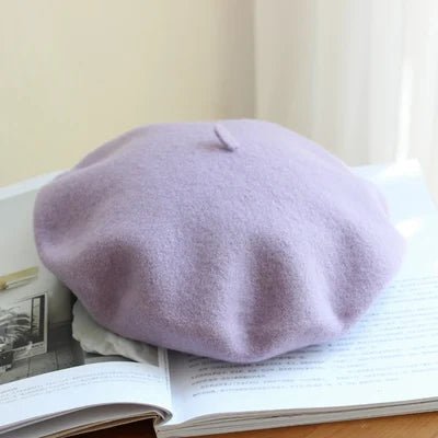 Wool Thick Berets Artist French Beret Women Painter Hat Girls Female Warm Walking Cap - Onvynix Labs